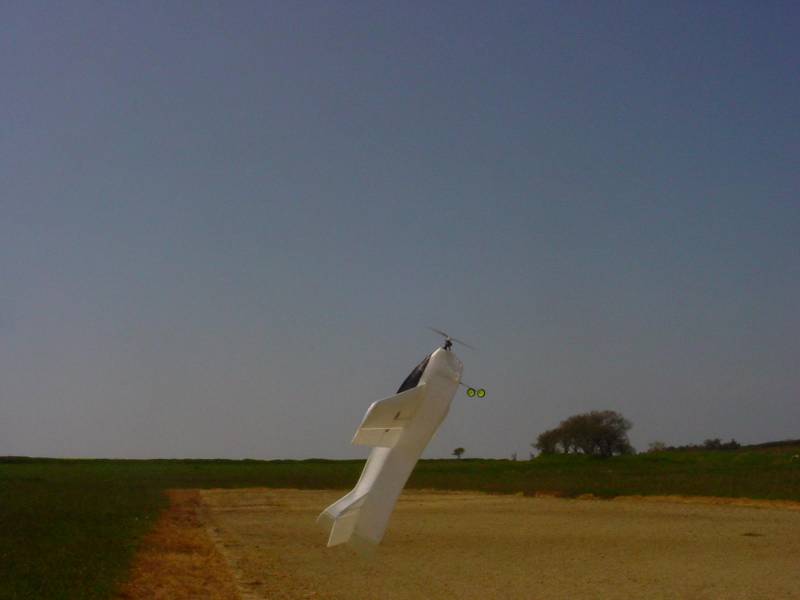 En volant le nez lev, la vitesse d'volution devient ridicule et fidle  ce qu'on trouve en indoor